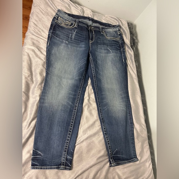 Vigoss jeans plus size 20 length 27 excellent condition - Picture 1 of 7